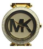 マイケルコース MICHAEL KORS MK-5784 Parker パーカー 腕時計 ウォッチ クォーツ ラインストーン ロゴ ゴールド色 ■GY18 /MQ