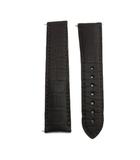 オメガ OMEGA 腕時計用ベルト バンド ロゴ レザー 黒 ブラック ■GY11 /MQ