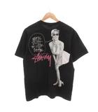 ステューシー STUSSY SKATE TOUGH TEE Tシャツ カットソー 半袖 ロゴ バックプリント M 黒 ブラック /YJ ■GY18