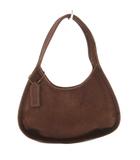 コーチ COACH オールドコーチ ヴィンテージ 4399 USA製 エルゴ ワンショルダー ハンド バッグ 手提げ 肩掛け ヌバック レザー 茶 ブラウン /FF ■GY13