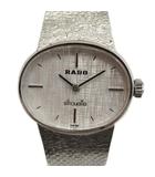ラドー RADO SILHOUETTO A5042683 腕時計 ウォッチ 手巻き ロゴ シルバー色 ■GY18 /MQ