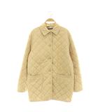 サルヴァトーレフェラガモ Salvatore Ferragamo キルティングコート 花柄 ロゴ 刻印 M ベージュ /SS ■OS ■OH ■GY17