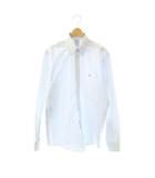 ブルックスブラザーズ BROOKS BROTHERS シャツ M 水色 ライトブルー 白 ホワイト ストライプ柄 ボタンダウンカラー 長袖 /AZ ■GY17