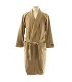 バーバリーズ Burberrys ガウンコート アウターノバチェック ロゴ 刺繍  カシミア混 ベルト付き M ブラウン /CX ■GY17