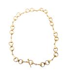 グッチ GUCCI チェーンベルト ホースビット メタル 金色 ゴールドカラー /JS ☆AA★ ■GY18