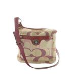 コーチ COACH ショルダーバッグ シグネチャー柄 ピンク ベージュ F17479 /MI ■GY11