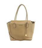 マイケルコース MICHAEL KORS 2WAY トートバッグ ショルダーバッグ レザー ベージュ /MI ■GY18