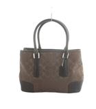 コーチ COACH 6089 ハンドバッグ トート キャンバス レザー シグネチャー 茶 ブラウン ■GY18 /MQ