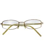 グッチ GUCCI 眼鏡 スクエア レンズ無し 50□18 139 ゴールド色 GG-1666J /SR ■OH ■GY18