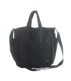 吉田カバン エール YELL トートバッグ ショルダー 2WAY ロゴ 刺繍 ナイロン 黒 ブラック ■GY18 /MQ