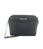 マイケルコース MICHAEL KORS jet set travel ショルダーバッグ 斜めがけ レザー ロゴ ゴールド金具 黒 ブラック ■GY11 /MQ