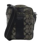 コーチ COACH ショルダーバッグ ワンショルダー シグネチャー PVC レザー グレー ブラック F70589 /YO8 ■GY18