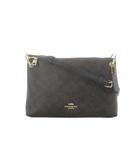 コーチ COACH ミア クロスボディ ショルダーバッグ レザー 本革 茶色 ブラウン シグネチャー柄 ■GY18 F76646 /RI ■OS