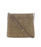 コーチ COACH ショルダーバッグ レザー 本革 ベージュ 茶色 ブラウン シグネチャー柄 総柄 F29210 ■GY18 /RI ■OS