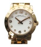 マークバイマークジェイコブス MARC by MARC JACOBS 腕時計 MBM3078 ウォッチ クォーツ 白文字盤 ゴールド色 ■GY11 /MQ