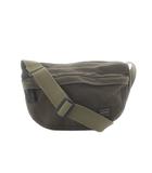 吉田カバン ショルダーバッグ グリーン ロゴ ジップポケット キャンバス ■GY11 /RI ■OS