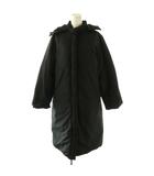 マックスマーラ ウィークエンドライン MAX MARA WEEKEND LINE ダウンコート アウター フード付き 40 ブラック /DF ■GY18