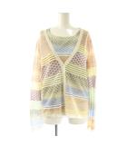 ミッソーニ MISSONI アンサンブル ニット 総柄 マルチカラー カーディガン ホワイト マルチカラー /ES ■GY40