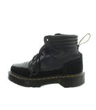 ドクターマーチン DR.MARTENS 27959 101 BEX PC6ホールブーツ ショートブーツ ロゴ レザー スエード UK7 26cm 黒 ブラック ■GY42 /MQ