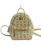 エムシーエム MCM MMK5AVE92IG001 リュックサック デイバッグ ヴィセトス柄 PVCレザー ベージュ ■GY18 /MQ