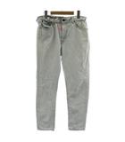 オフホワイト OFF WHITE デニム ジーンズ 31 水色 ライトブルー ダメージ加工 ロゴ 長ズボン OMYA005R20386027 /GG ■GY18