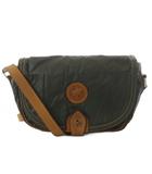 ハンティングワールド HUNTING WORLD ショルダーバッグ ワンショルダー バチュークロス ロゴ グリーン /YO3 ■GY18