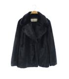 ルシェルブルー LE CIEL BLEU アクリルファーコート 36 紺 ネイビー /SS ■OS ■GY17