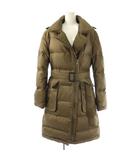 バーバリー ロンドン BURBERRY LONDON ダウンコート ミリタリー スタンドカラー M 茶 ブラウン /ES ■GY40