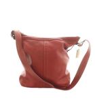 コーチ COACH ショルダーバッグ レザー ステッチ 赤 9177 /MI ■GY05