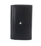 モンブラン MONT BLANC キーケース 6連 レザー ロゴ ブラック /YO24 ■GY11