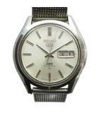 セイコー SEIKO 5 DX ファイブ デラックス 5139-7020 腕時計 ウォッチ 自動巻き デイデイト カレンダー付き 27石 シルバー色 ■GY18 /MQ