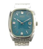 セイコー SEIKO DELICA デリカ 2415-3040 腕時計 ウォッチ 自動巻き スクエア デイト カレンダー付き シルバー色 ■GY18 /MQ