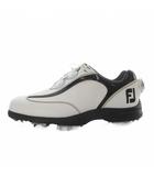 フットジョイ FootJoy ゴルフシューズ スパイク レザー 25cm ホワイト 53239J /YO35 ■GY18