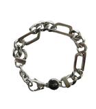 ディーゼル DIESEL ブレスレット アクセサリー チェーン ロゴ シルバー色 ■GY18 /MQ