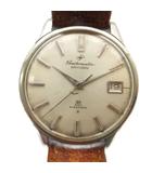 セイコー SEIKO Seikomatic slimdate セイコーマチック スリムデート 841990 腕時計 ヴィンテージ アンティーク ウォッチ 自動巻き デイト カレンダー付き レザーベルト 30石 シルバー色 ■GY18 /MQ