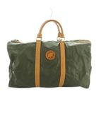 ハンティングワールド HUNTING WORLD ボストンバッグ PVC レザー カーキ ベージュ /MI ■GY18