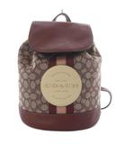 コーチ COACH シグネチャー デンプシー ドローストリング バックパック ボルドー CE601 /YO33 ■GY18
