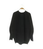 トゥー ユナイテッドアローズ TO UNITED ARROWS ニット セーター 長袖 ギャザー F ブラック /MY ■OS ■GY18