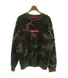 15AW BOX LOGO Crewneck CAMO ボックスロゴ クルーネック スウェット トレーナー カーキ カモフラ 迷彩柄 /GG ■GY18