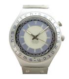 スウォッチ SWATCH ジャンク品 IRONY 腕時計 ウォッチ クォーツ ロゴ シルバー色 ■GY11 /MQ