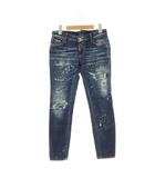 ディースクエアード DSQUARED2 デニム ジーンズ パンツ ダメージ加工 ボタンフライ 36 青 /HK ■GY18