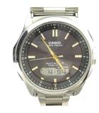 カシオ CASIO WVA-M630 腕時計 ウォッチ クォーツ ロゴ カレンダー付き シルバー色 ■GY18 /MQ