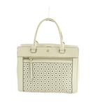 ケイトスペード KATE SPADE ハンドバッグ レザー パンチング 白 /MI ■GY17