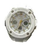 カシオジーショック CASIO G-SHOCK GST-W300 腕時計 ウォッチ ソーラー アナデジ クロノグラフ カレンダー付き デイト 白 ホワイト ■GY18 /MQ