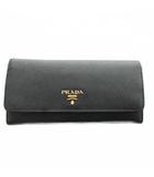 プラダ PRADA サフィアーノ 長財布 二つ折り 小銭入れ レザー 黒 ブラック 1MH132 /AN21 ■GY18 ■OH