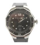 ボーム&メルシエ BAUME&MERCIER リビエラデイト ダイバー ブラックダイヤル 腕時計 自動巻き オートマティック アナログ 200m防水 動作確認済 黒 ブラック 65625 /MW ■GY18