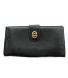 ブルガリ BVLGARI ドッピオトンド 長財布 小銭入れ 二つ折り レザー 黒 ブラック /AN13 ■GY18 ■OH