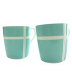 ティファニー TIFFANY & CO. ブルーリボン マグカップ 食器 ティーカップ ボーンチャイナ ライトブルー 白 ホワイト /SS ■OS ■OH ■GY18