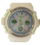 カシオジーショック CASIO G-SHOCK AWG-M100SWG 腕時計 ウォッチ タフソーラー アナデジ ロゴ 白 ホワイト ■GY18 /MQ
