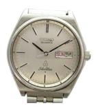セイコー SEIKO ジャンク品 Silverwave シルバーウェーブ 8229-8000 腕時計 ウォッチ クォーツ デイデイト カレンダー付き シルバー色 ■GY18 /MQ